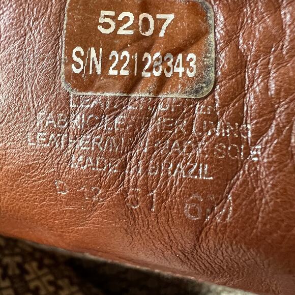 Tory Burch Boots Womens Size 6 Brown Nadine Leather Riding Tall Fall Wear - Picture 6 of 16